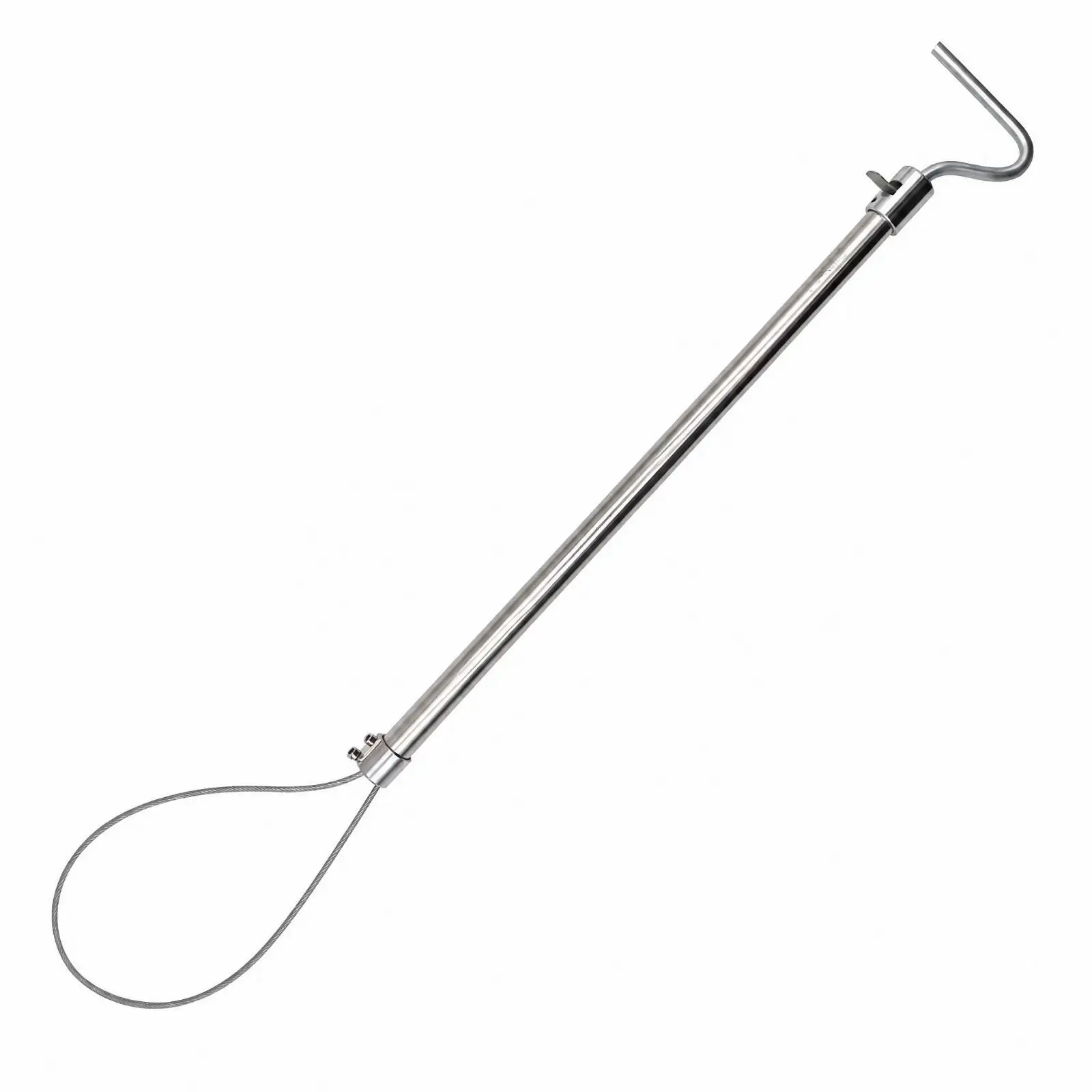 Adjustable Cable Loop Livestock Catcher Pole for Safe Pig Handling and Veterinary Examination on Farms