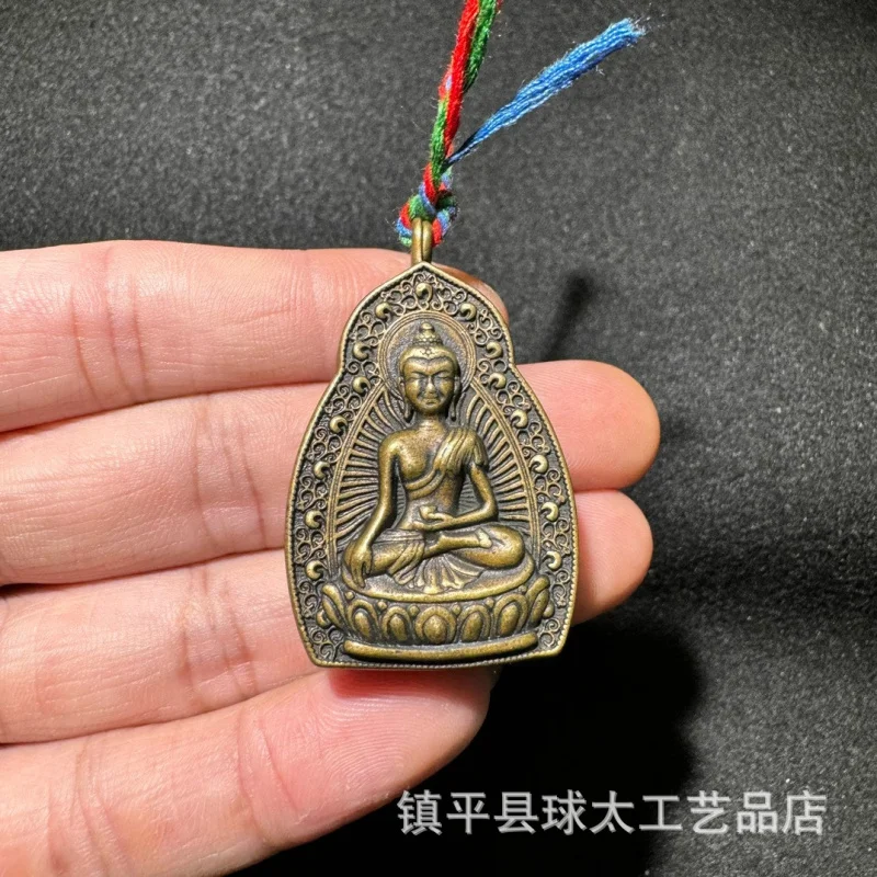 

Gawu Box Pendant Tibetan Buddhist Supplies Shakyamuni Buddha Copper