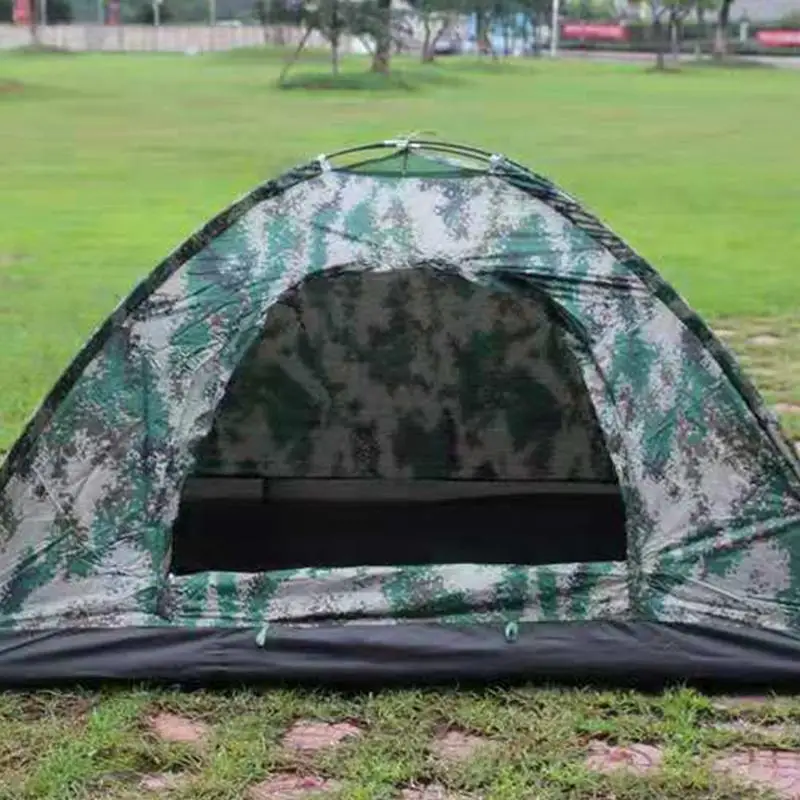 Single Person Tent Outdoor Camping Single Layer Tent Lightweight Folding Portable Outdoor Tent For Camping Traveling Hiking