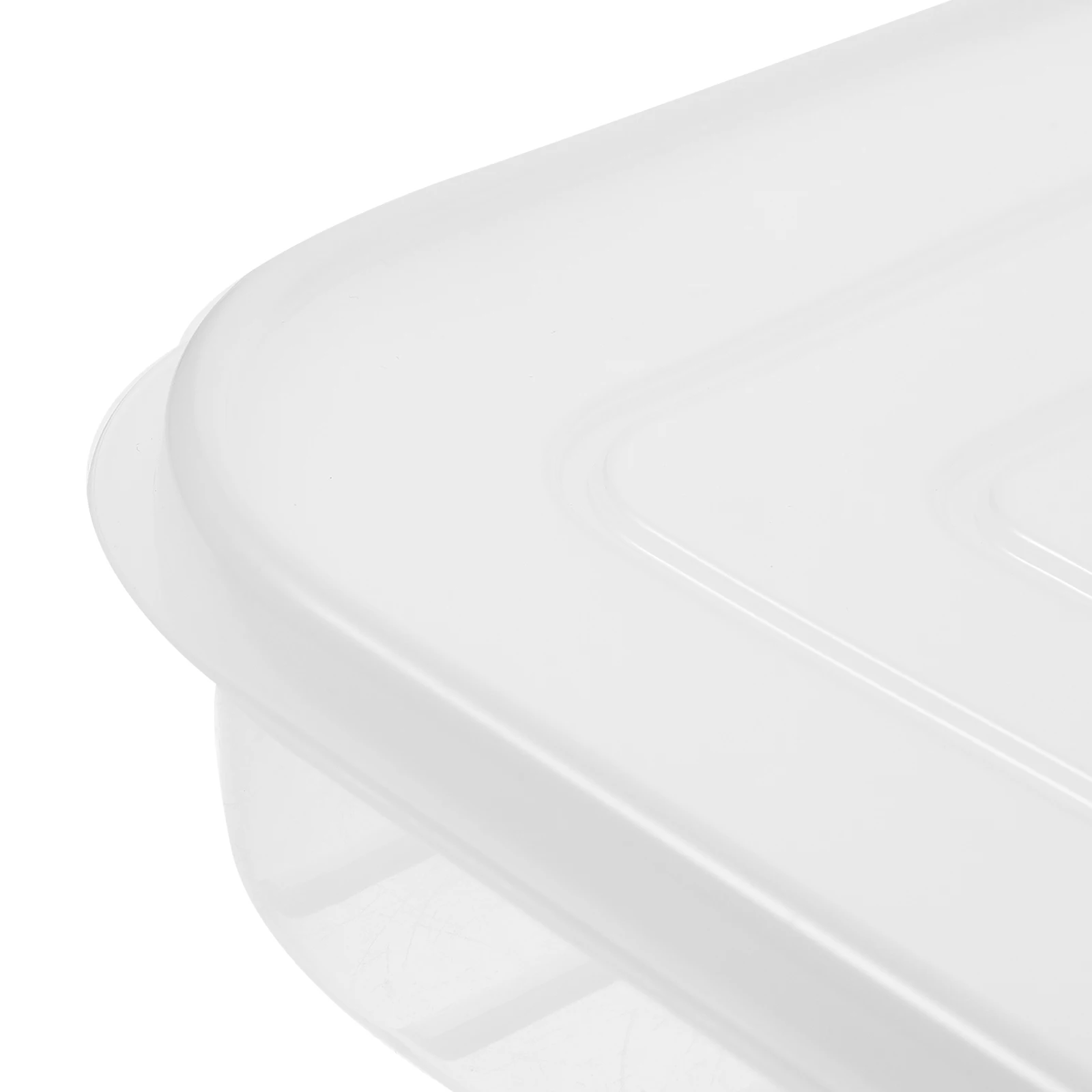 

2pcs Food Storage Containers Airtight Bacon Keeper for Fridge Refrigerator Lunch Meat Container Preserve Freshness Stackable
