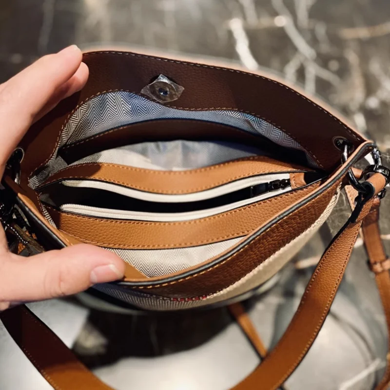 Luxury Brand Designer HandBag 2024 New Women Bag High Capacity Casual Crossbody Bag Female Fashion Trend Genuine Leather Handbag