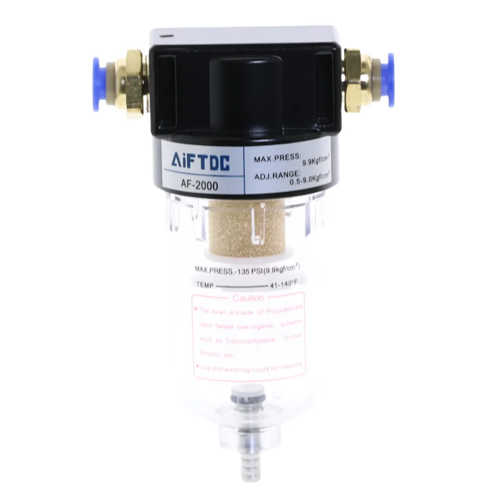 Unità di trattamento della sorgente accessoria del filtro dell'aria delle parti pneumatiche per la separazione dell'acqua dell'olio del compressore AF2000
