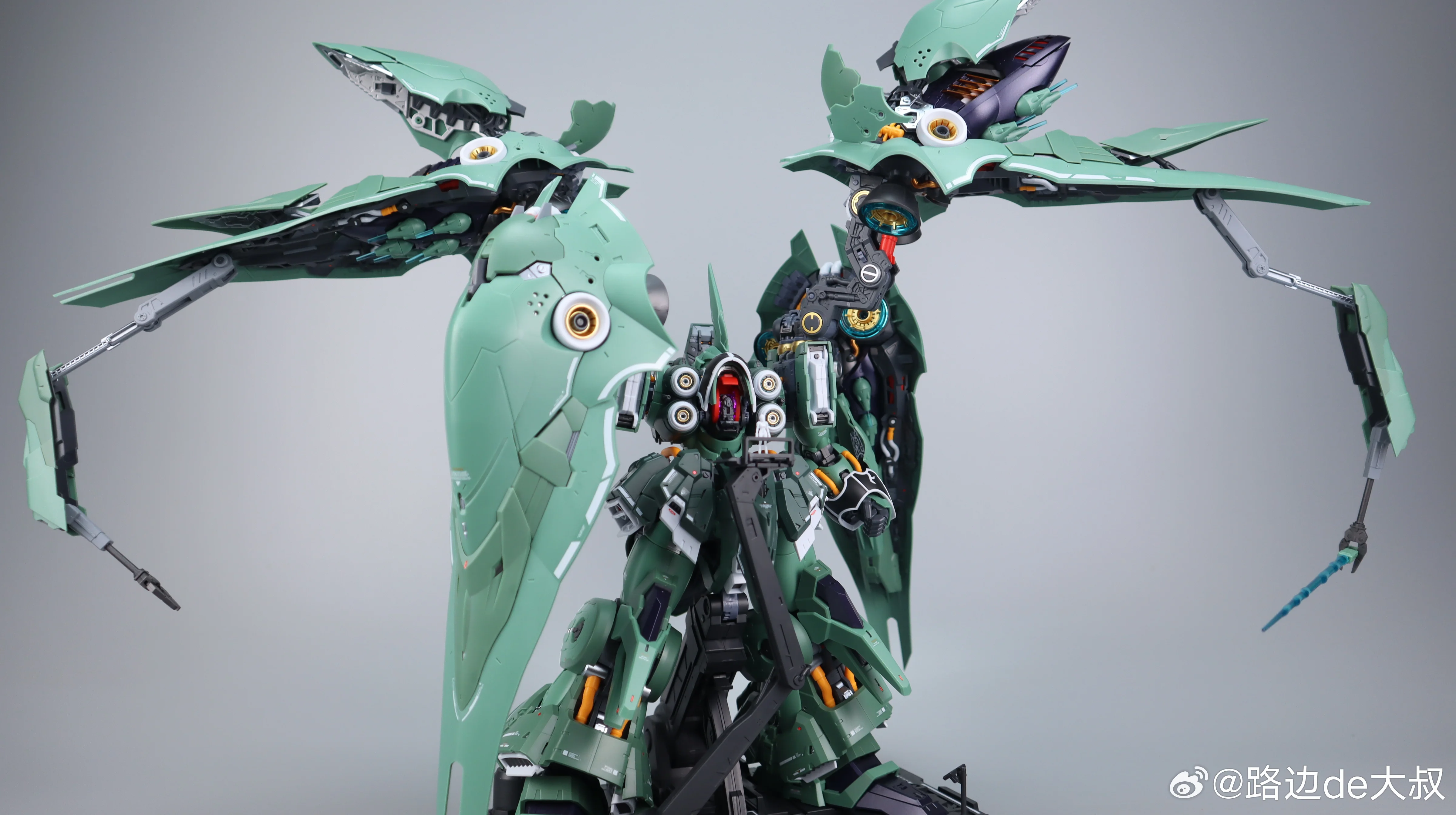 متوفر NZ-666 Kshatriya محور نموذج يعمل أوسريس المهيمن الجوي 1/100 MG Mecha LED طقم الإضاءة تجميع أطقم منمذجة لعبة