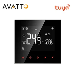 AVATTO Tuya WIFI Smart Thermostat for Electric Heating Warm Under Floor Gas Boiler Temperature Controller Work for Alexa Google