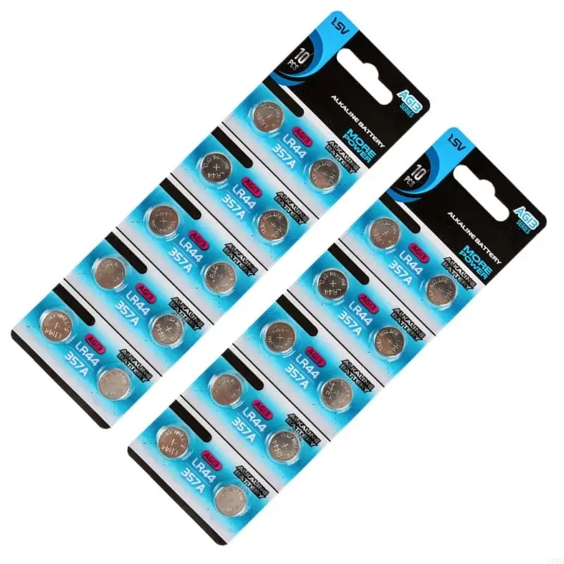 10pcs/20pcs AG13 LR44 Alkaline Button Cell Batteries 1.55V Perfect For Clocks And Portable Electronics Long last Power