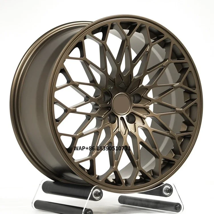 

Forged Aluminium Alloy Bronze Finish Alloy Wheels Spoke for X5/X6/X7 New Mesh Design Retrofit/Upgrade