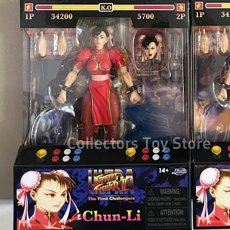 

[in Stock] Genuine Jada Toys Street Fighting Game Character Red Chun Li 6-inch Model Collectible Toy