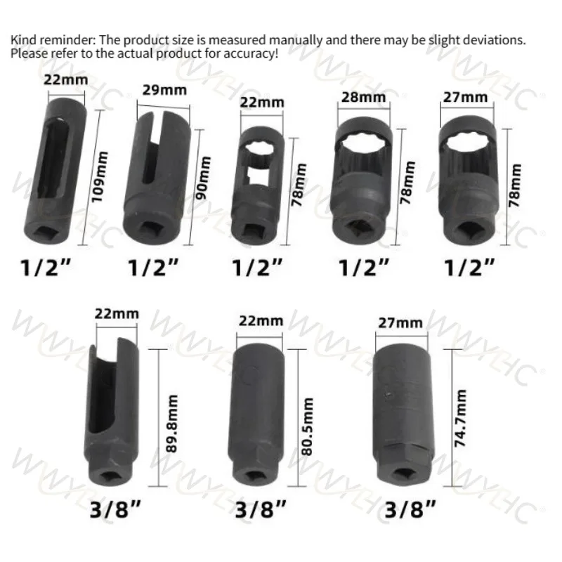 Suitable for Disassembling and Assembling Oxygen Sensors in Automobiles. Oxygen Sensor Disassembly Wrench Socket