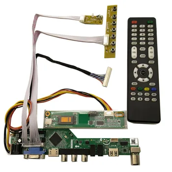 LTN154X3-L06 LP154W01-TLD1 TLD2 HDMI+VGA+AV+USB LCD LED screen controller board driver for TV 1280X800 monitor kit