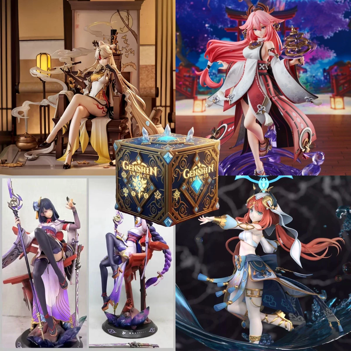 

Коллекционная фигурка Genshin Impact в слепой коробке – случайный персонаж игры для фанатов и коллекционеров Genshin Impact