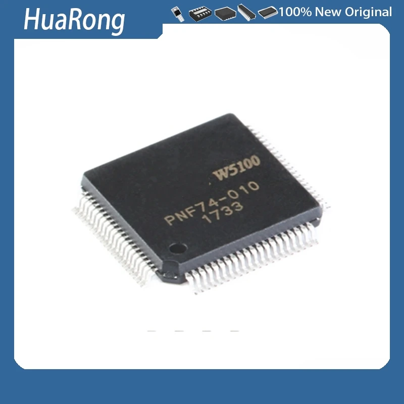 5Pcs/Lot W5100 5100  LQFP-80