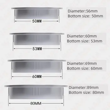 NAIERDI 50/53/60/80mm kryt kabelového otvoru ze slitiny zinku, kulatý stůl, kryty otvorů pro kabely, zásuvkový port, počítačový stůl, průchodka, držák kabelu 8 nejlepší prodej kryt otvoru na stole - №8