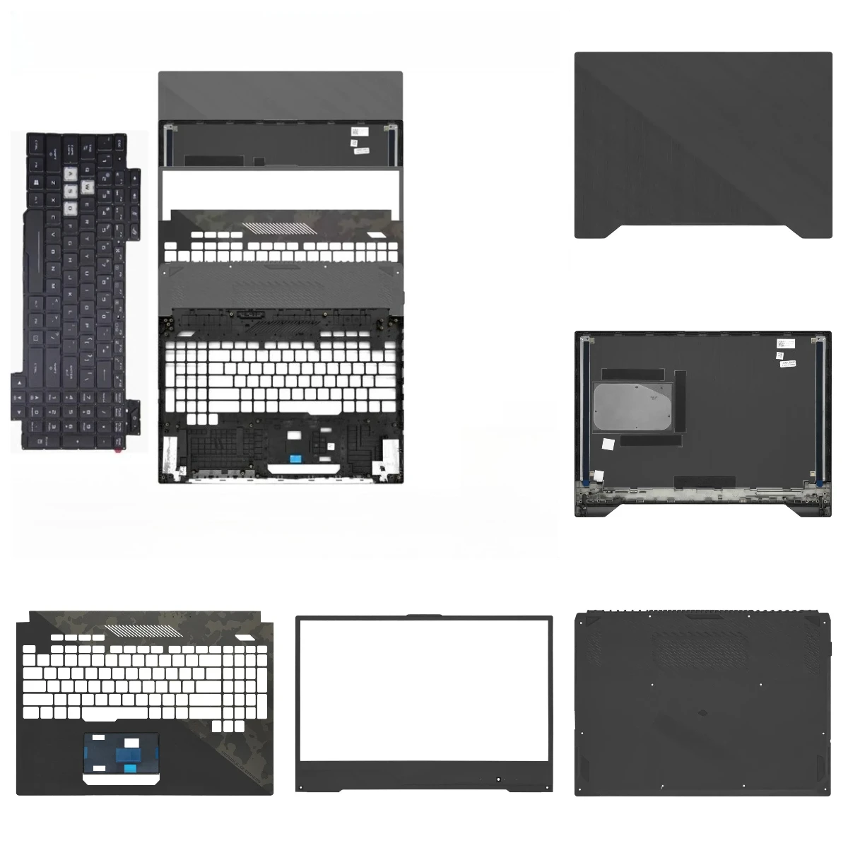 Brand new for ROG Strix 2 GL504 GM S5CS S5CM GL504GS laptop LCD screen back cover, front panel, palm rest bottom cover ABCD