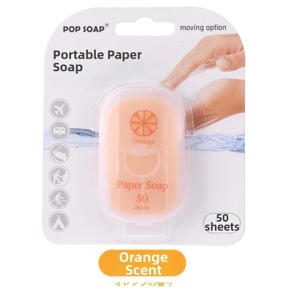 Mild Quick-Dissolving Soap Paper Non-Irritating Cleaning Supplies Plant Extract Soap Paper Light and Thin Universal