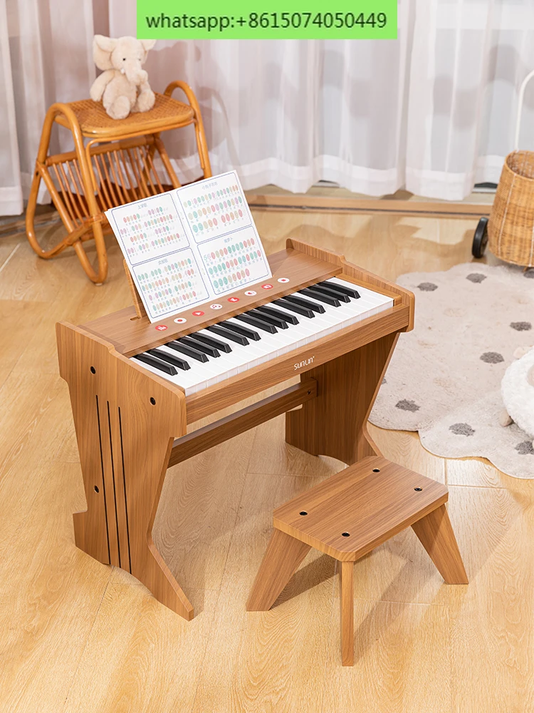 Wooden multifunctional children's piano baby beginner toddler toy gift boy girl electronic organ