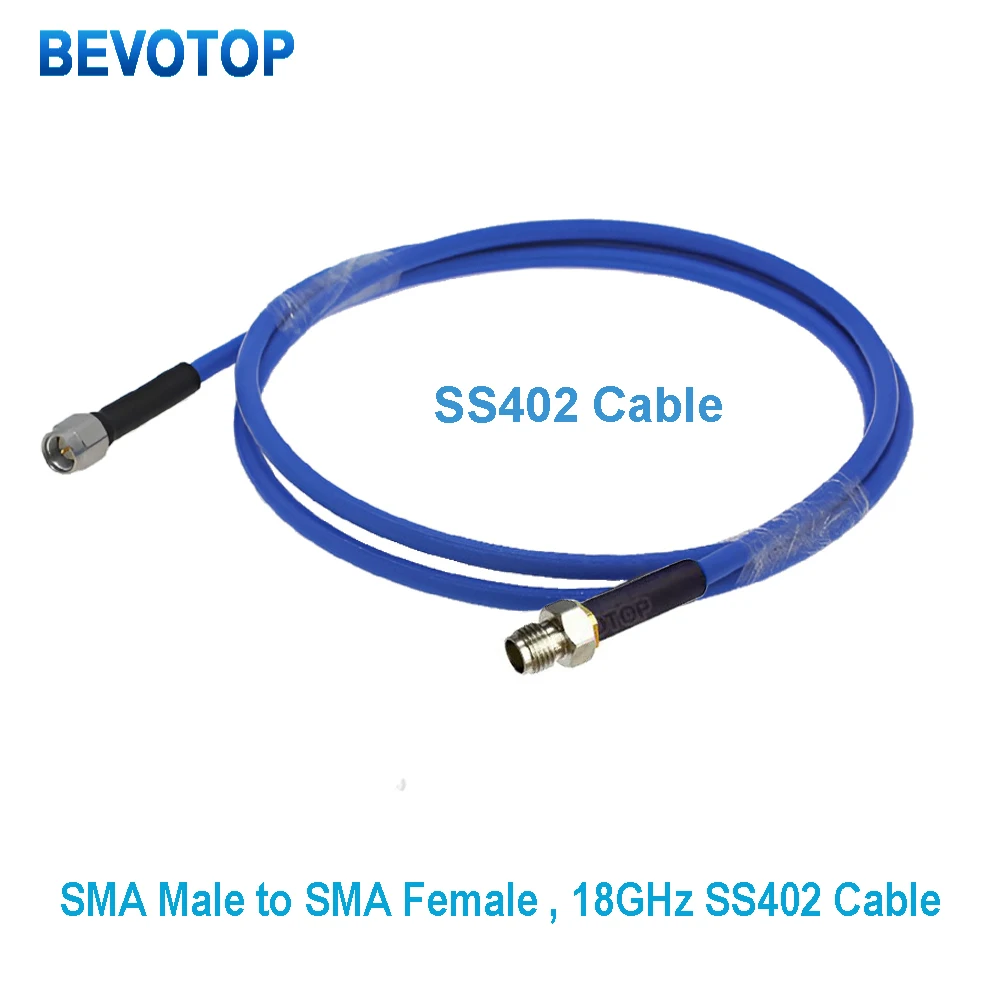 18GHz SS402 Cable SMA Male  to SMA Female High Quality High Frequency Low Loss Test Cable RF Coaxial Pigtail Jumper