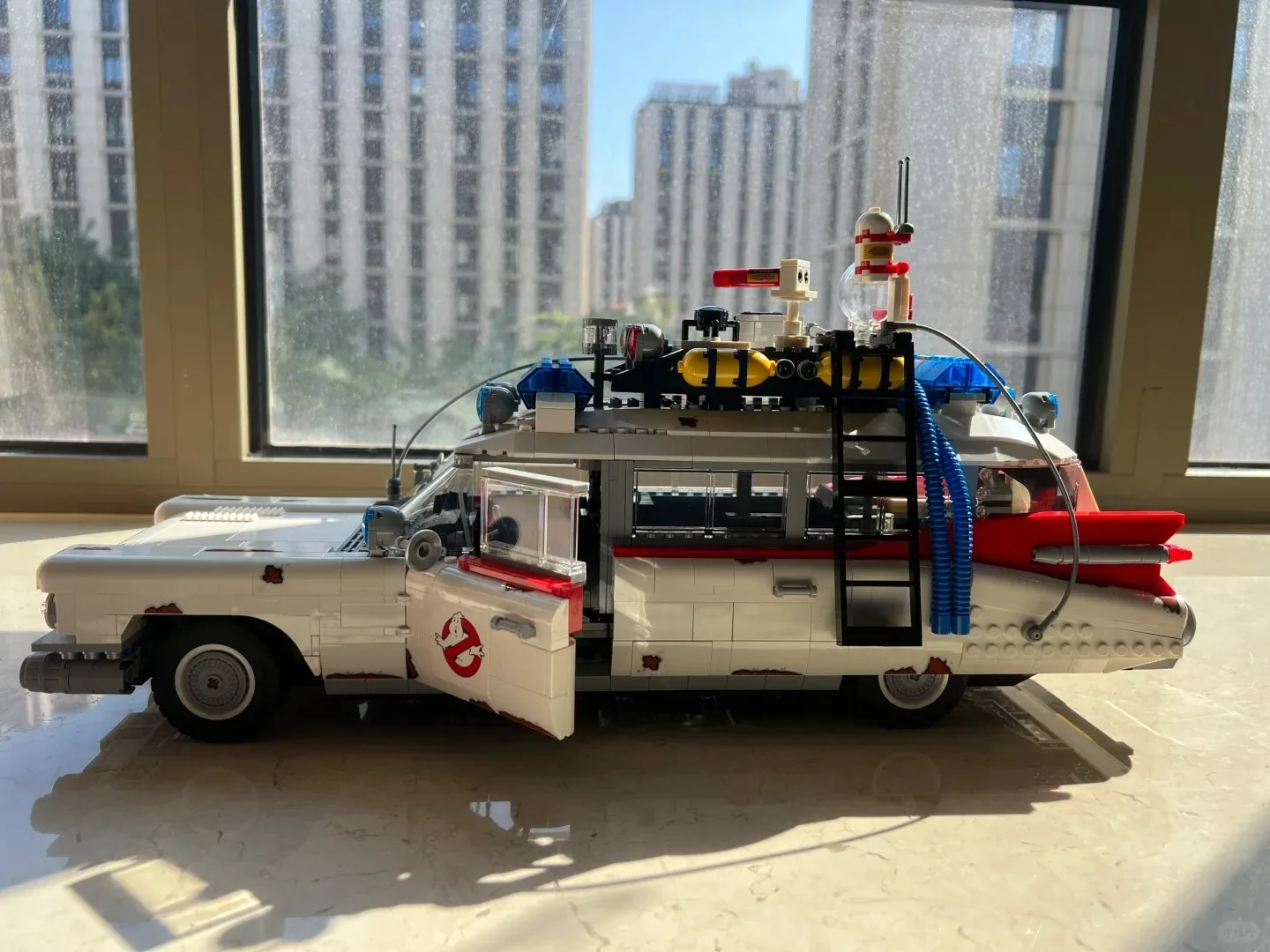 

Оригинальная коробка «Охотник за привидениями» Ecto-1, строительные блоки, модель автомобиля Moc 10274, кирпичи для детей и взрослых, игрушки на Хэллоуин, Рождественский подарок