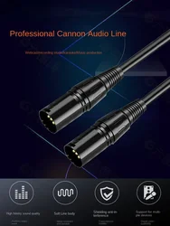 XLR Cable Male to Male Male to Female Femlae to Female OFC Audio Cable Shielded For Microphone Mixer 1m 1.8m 3m 5m 10m 15m 20m