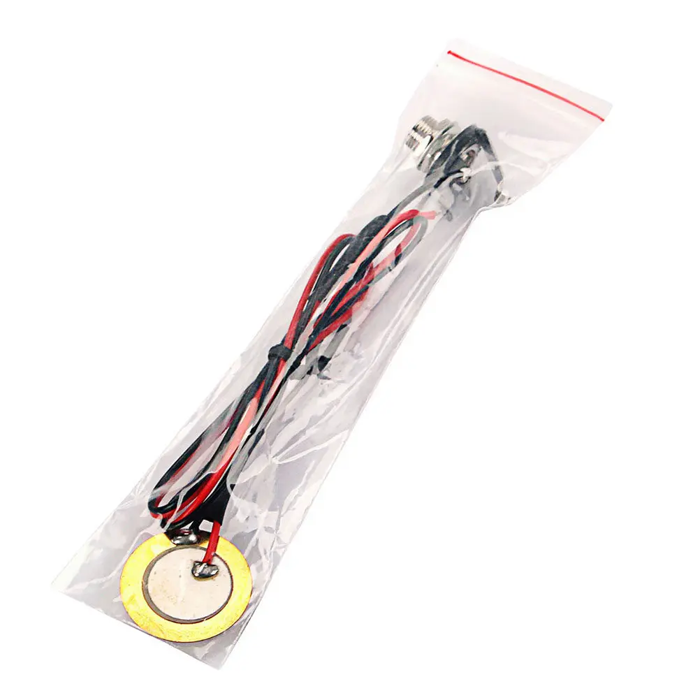 Premium Single Piezo Pickup Transducer for Acoustic String Instruments Guitar Violin Mandolin Ukulele Strong Signal Output