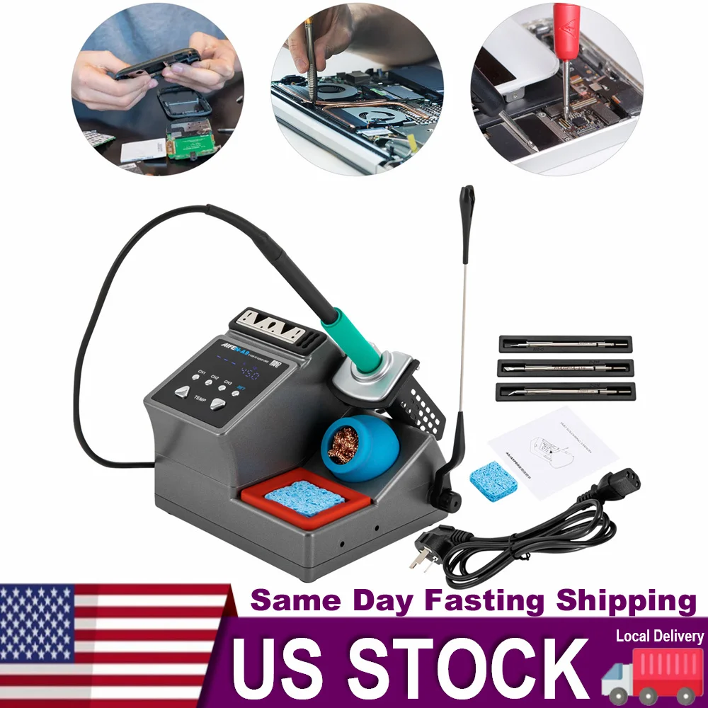 

120W A9 210 Precision Soldering Station Digital LCD Display Soldering Iron Kit Welding Hand Tool