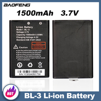 BL-3 Baofeng UV-3R Walkie Talkie Li-ion Battery 1500mAh For BF-UV3R BF-R5 BF-C50 BF-T6 BF-U3 BF-U8 Two Way Radios Extra Battery