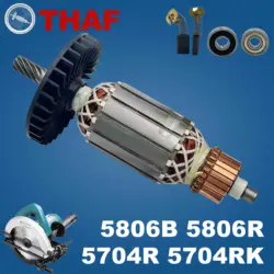 AC 220V 240V 5806B 5704R 5806R 5704RK Armature Rotor For MAKITA Circular Saw Spare Parts Power Saw 518629-3