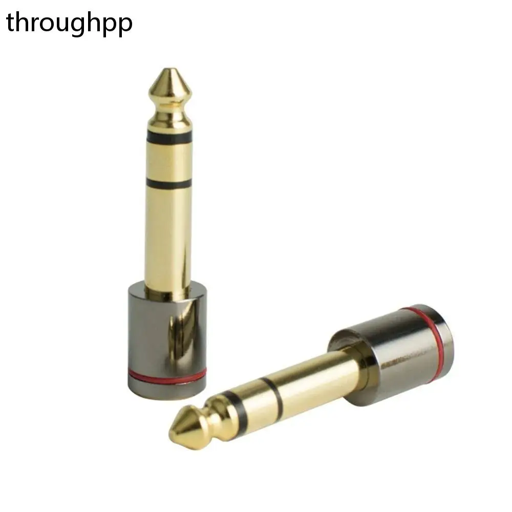 

1PC 6.35mm Male To 3.5mm Female Audio Adapter Hifi Headphones Jack Stereo AUX Connector