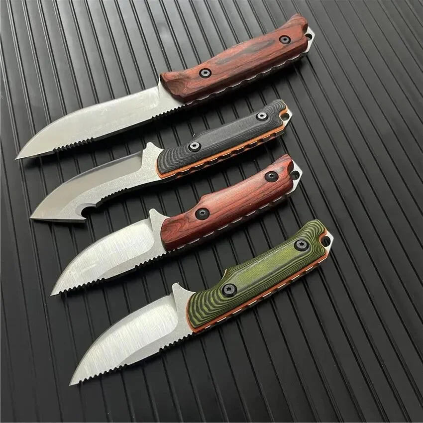 4 Models 15017 15002 Hidden Canyon Hunter Fixed Knife 8Cr13Mov Blade Wooden/G10 Handles Outdoor Camping Knives Survival EDC Tool