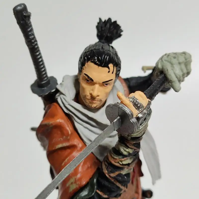 Sekiro: Shadows Die Twice Game Periphery Figure Ornament 20cm Cool Sekiro Fighting Posture Desktop Decoration Model Toy For Kids