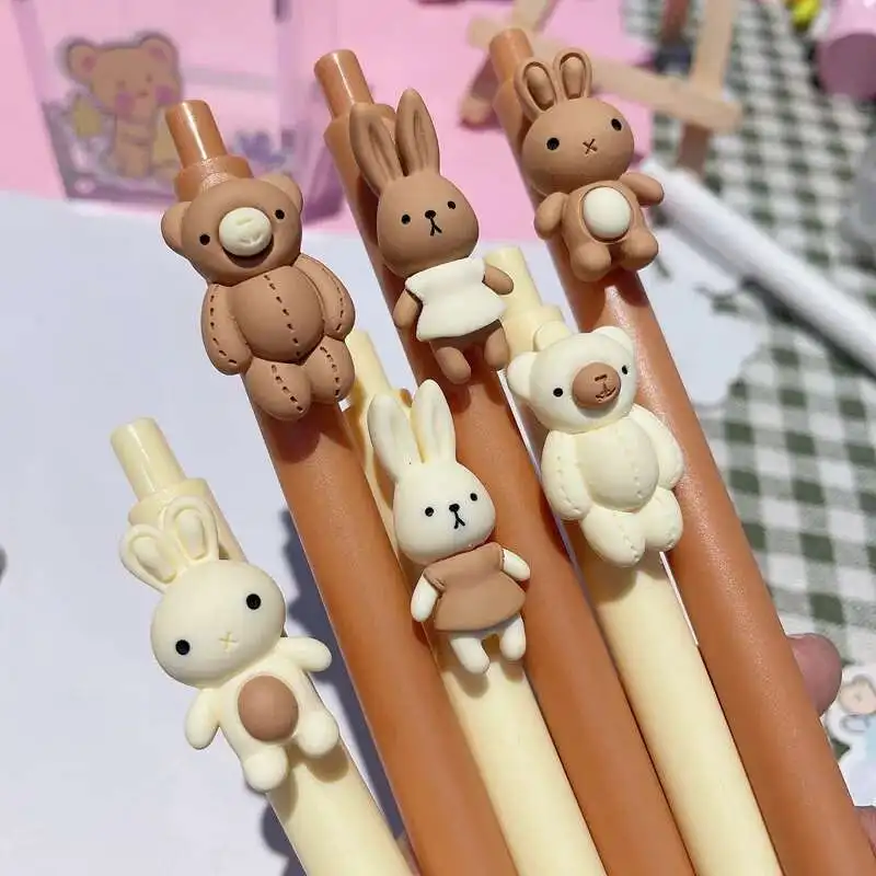 1-teiliger Lytwtw's kreativer Gelstift in Schokoladenfarbe, niedlich, für Büro, Schulbedarf, Schreibwaren, lustige Stifte – Detail 2