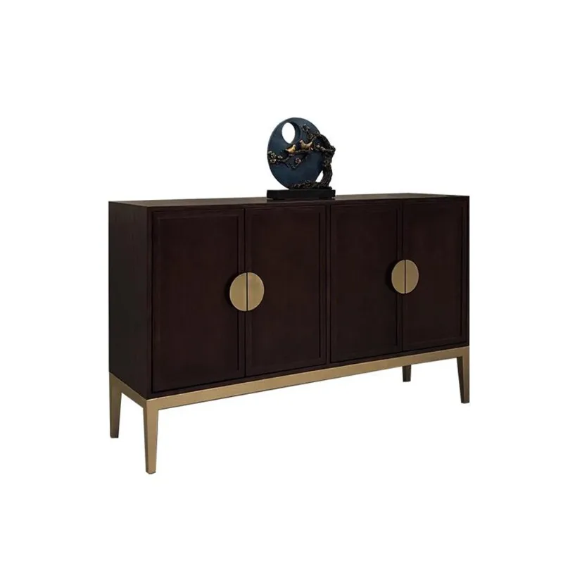 

Новый китайский шкаф-перегородка из массива дерева в стиле лёгкой роскоши, буфет для столовой, шкаф для прихожей в постмодернистском стиле.