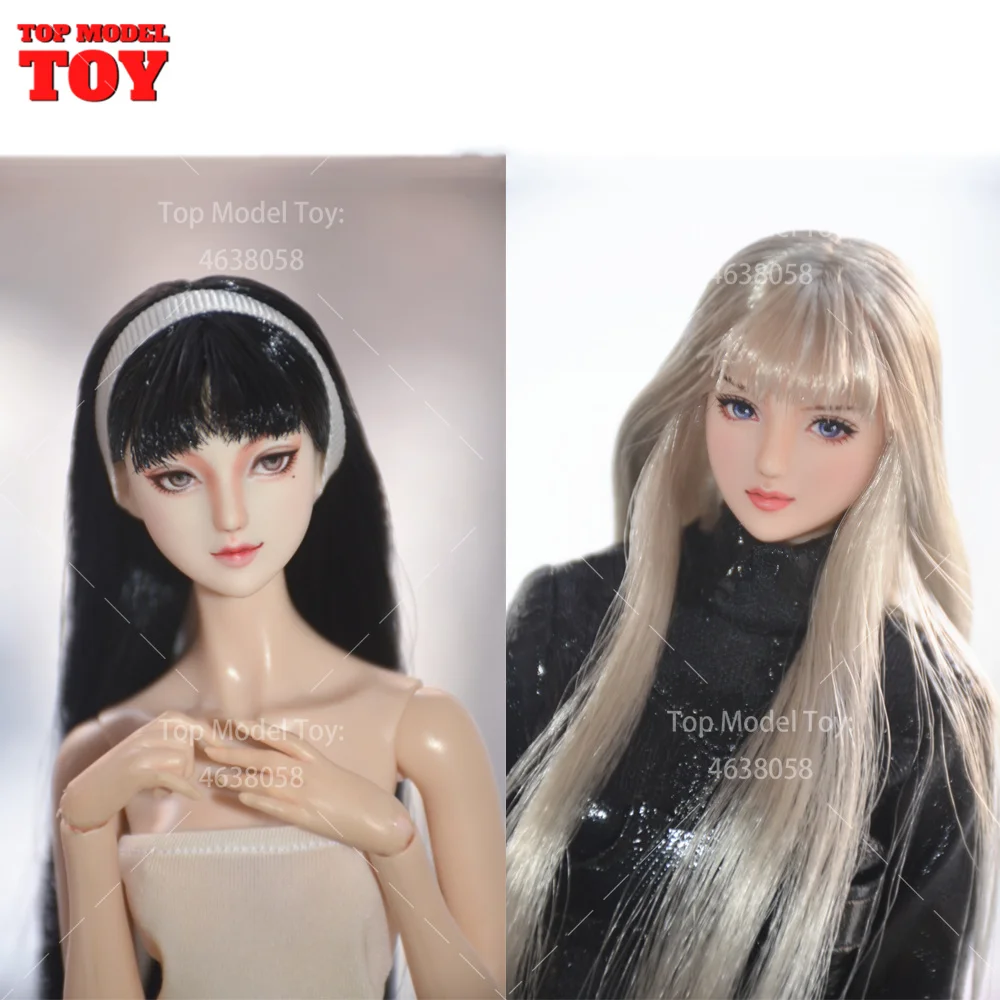 1/6 Customization Beauty Ob27 Girl Head Sculpt Japanese Fujiang Female Model For 12