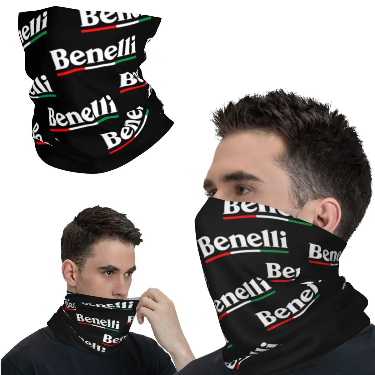 Rad ss-benelli Bandana para cuello, polaina de Motocross, bufanda para la cara, senderismo, Unisex, Adulto, lavable