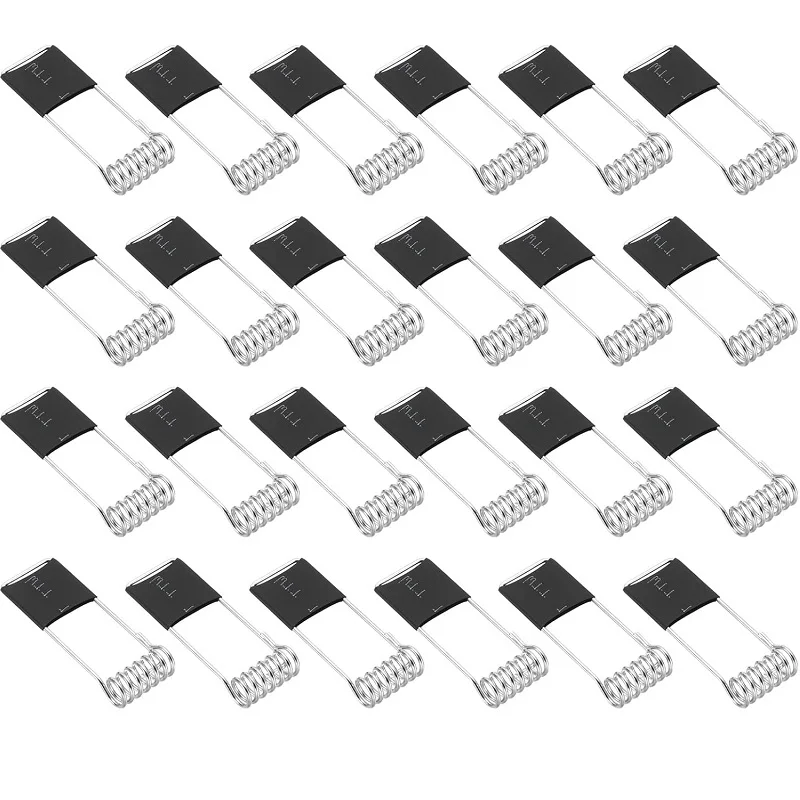 Downlight Spring Clips, 10 Pack Emitting Diode Recessed Lighting Accessories Securing Clamps for Ceiling Lamp, Black