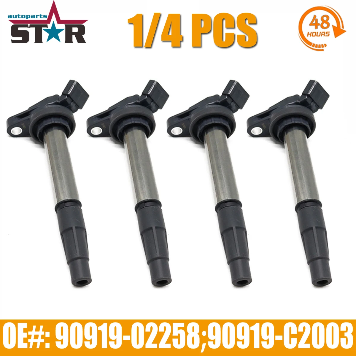 

Ignition Coil 90919-02258 90919-C2003 For LEXUS CT200H 1.8L For PONTIAC VIBE 1.8L For TOYOTA PRIUS MATRIX COROLLA 1.8L For SCION