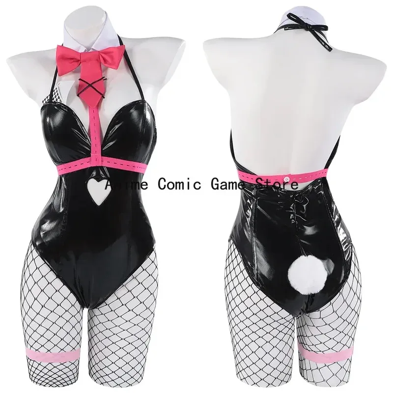 

IN STOCK S-XL Mikuu Cosplay Rabbit Hole Costume Sexy Mikuu Bunny Jumpsuit Halloween Party Outfits for Women