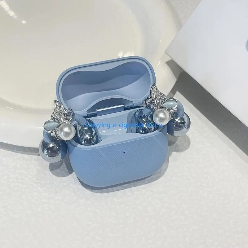 Packung mit 2 eleganten Schmetterlings-Ohrclips für Freeclip1/2-Ohrhörer mit Charm-Schnalle Y4QF – Detail 4