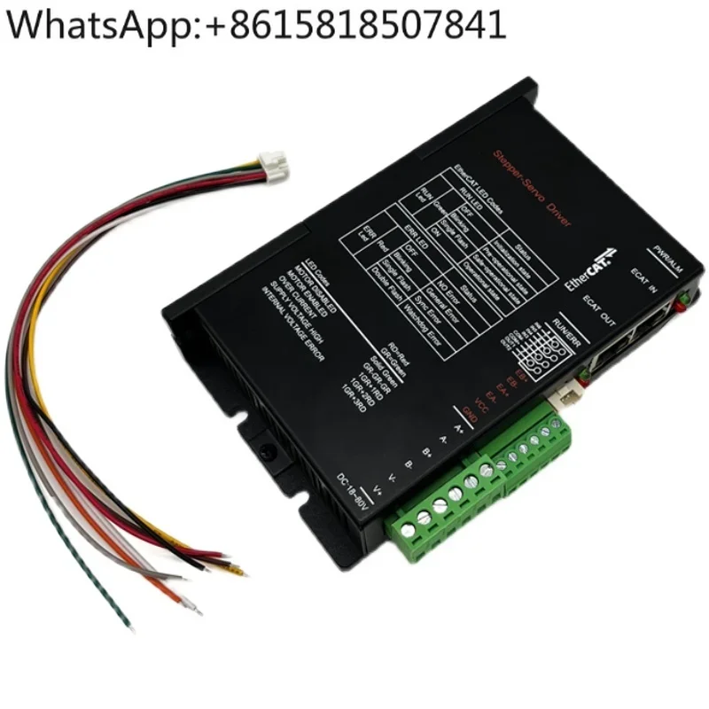 EtherCAT bus type, open-loop, closed-loop stepper driver, stepper motor driver, controller