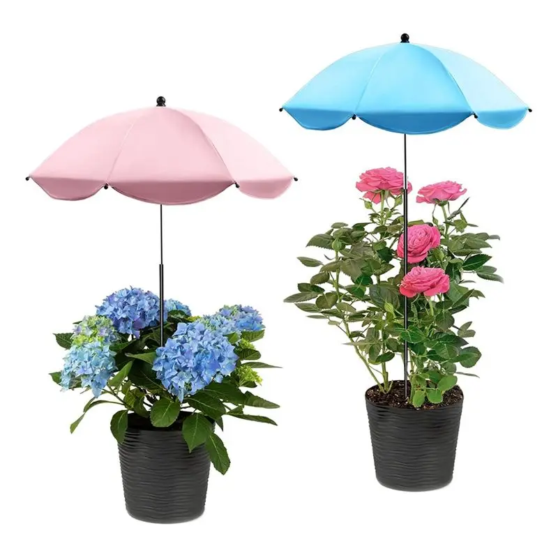 

A24F-Plant Shades For Outdoor Plants,Plant Umbrellas,40In Height Garden Umbrella Sun Protection 23.6In Larger Shade Cover 2Pc