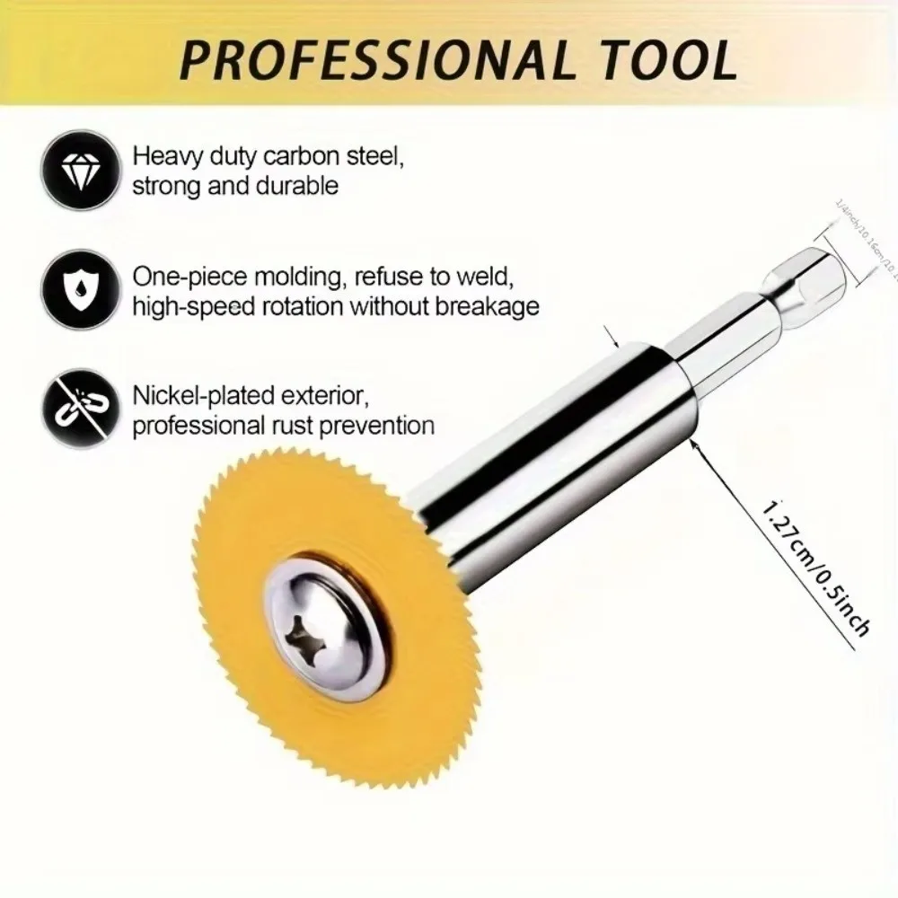 7PCS 1/4 Inch Hss S…