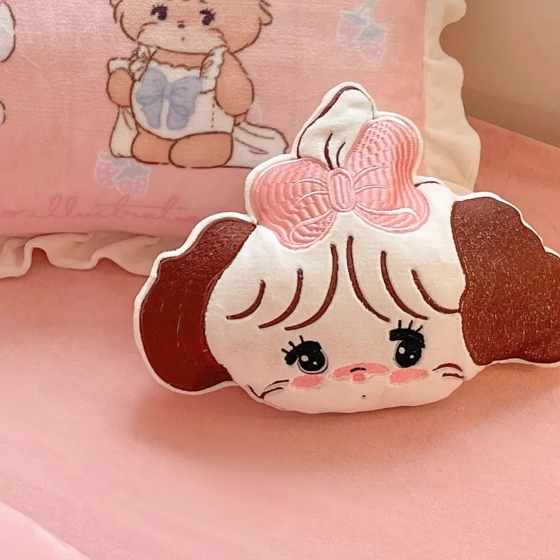 かわいい漫画ミッコ枕漫画ソフトムース枕ソファ車の寝室の枕女の子子供の寝室の装飾クリスマスギフト