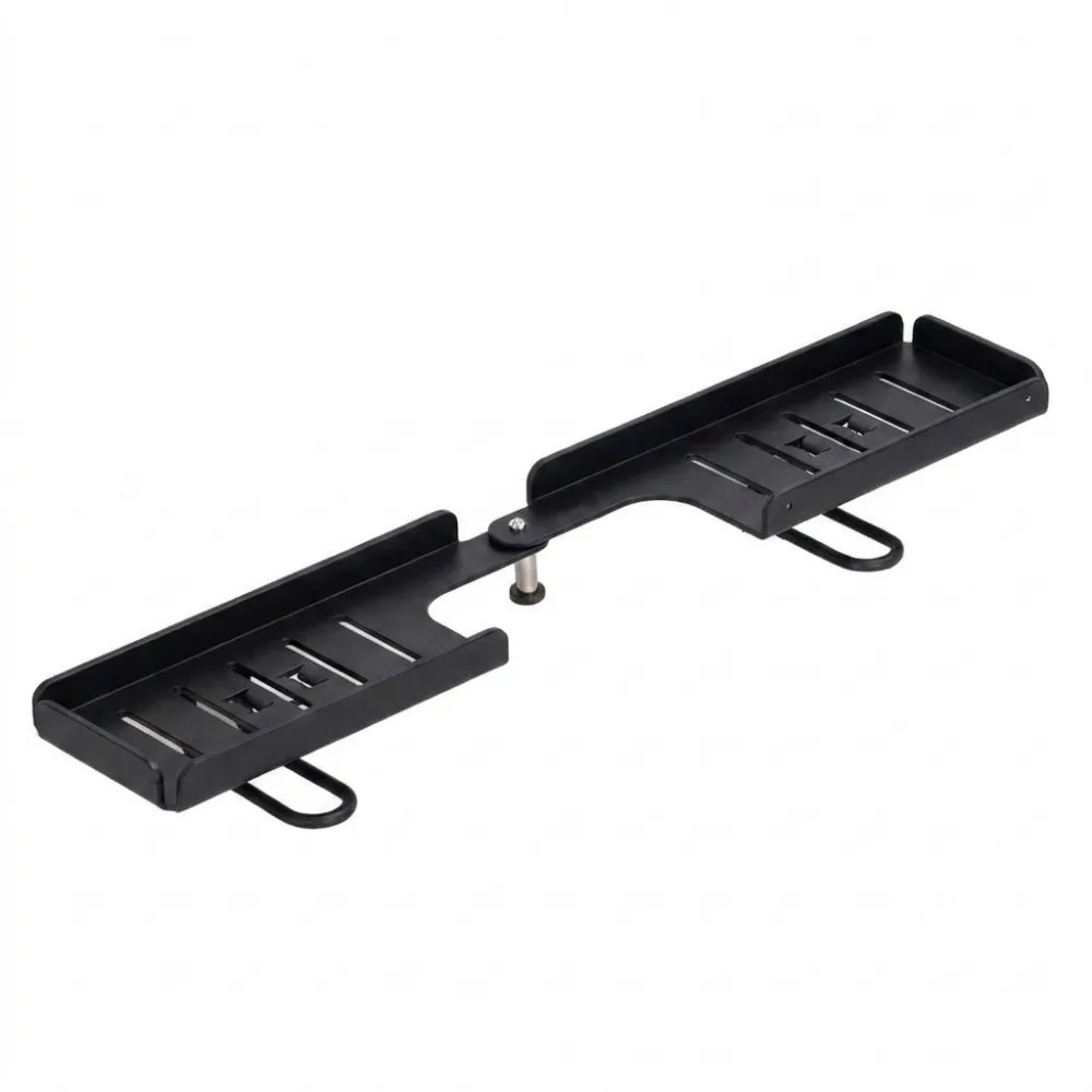Carbon Steel Folding Bathroom Storage Rack U Shape Quick Drainage Bathroom Sink Shelf Rustproof Large Capacity