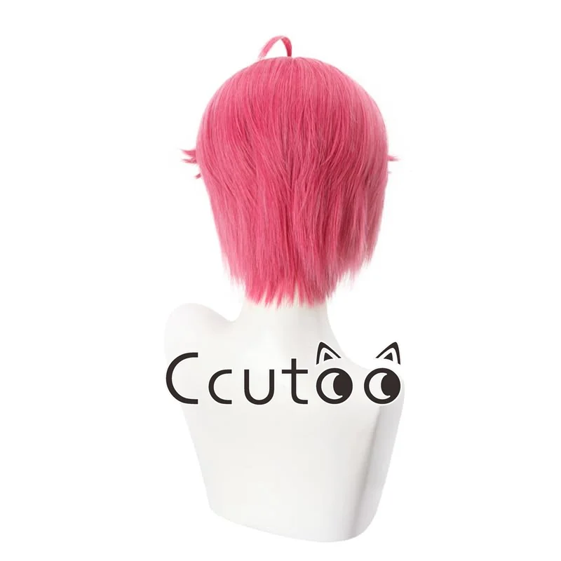 أنيمي KPop شيطان الصيادين ساجا بنين آبي شعر مستعار تأثيري قبعة الاصطناعية شعر مستعار قصير الرجال النساء هالوين حفلة كرنفال الدعائم