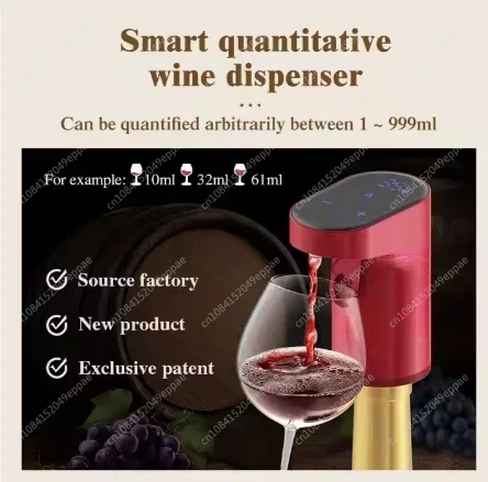 Automatic Alcohol Dispenser, Professional, High End Whiskey Pump Dispenser, Liquor Pump, Adjustable, Foldable Wine Decanter