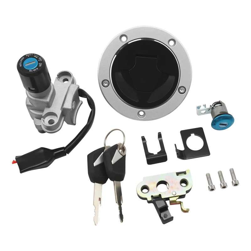 

Ignition Switch Lock Fuel Gas Cap Key Set Fit For Kawasaki Z125 Pro 2017-2023 Motorcycle
