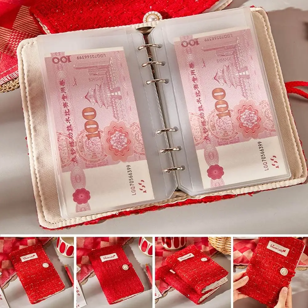 Ano novo vermelho 100 envelopes desafio de poupança de dinheiro economizar dinheiro ficar rico folhas de desafios de poupança noturna grande capacidade reutilizável