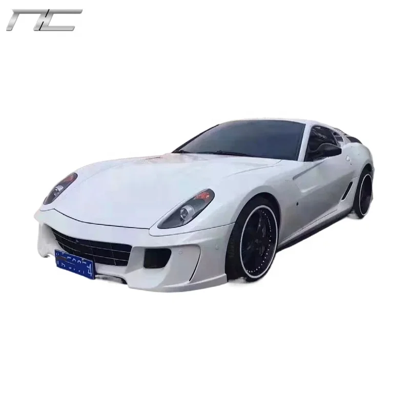 Vorsteiner Style body kit Front Bumper Lip Carbon Fiber Side Skirts Rear Spoiler For Ferrari 599 GTB/GTO Body Kit