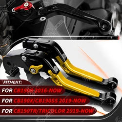 JDSTUNING For Honda CB190R/CB190X/CB190SS/CB190TR/TRICOLOR Clutch Lever Brake Lever Set Adjustable Folding Handle Levers Parts