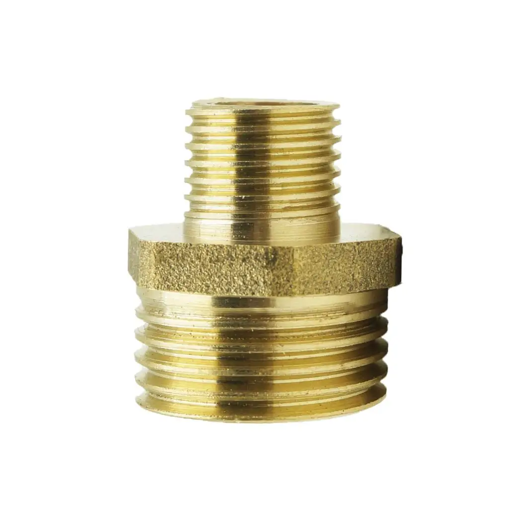 NEW Male NPT Thread Brass Hex Connecting Fitting Coupler Reducer