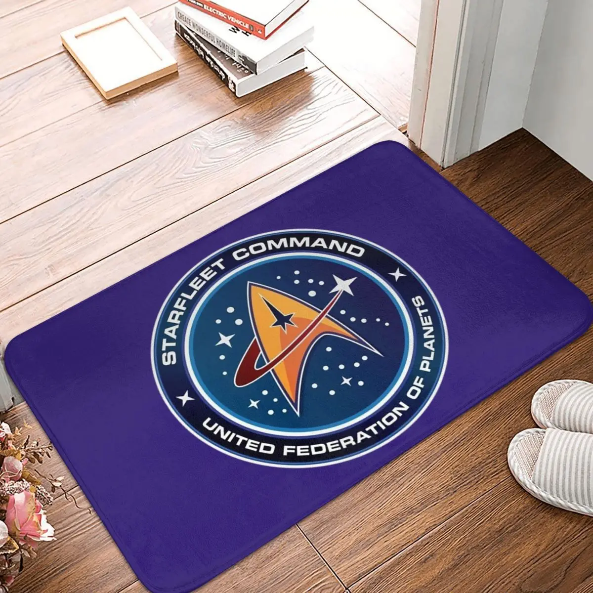 Star Treks Science Fiction TV Series Doormat Kitchen Entrance Home Floor Mat Non-slip Carpet Rug for Balcony Footpad Mats